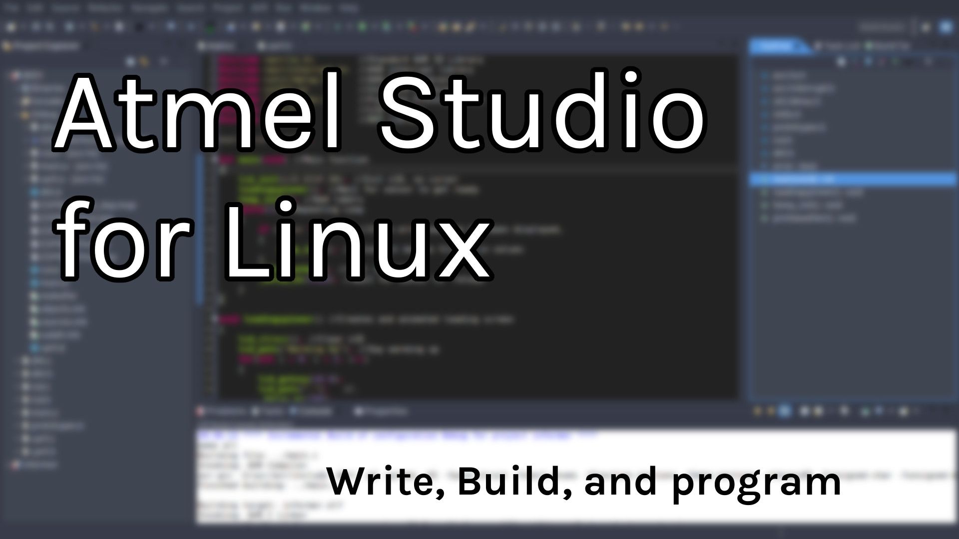 Atmel Studio for Linux